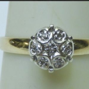 Vintage 10K Fancy Ring